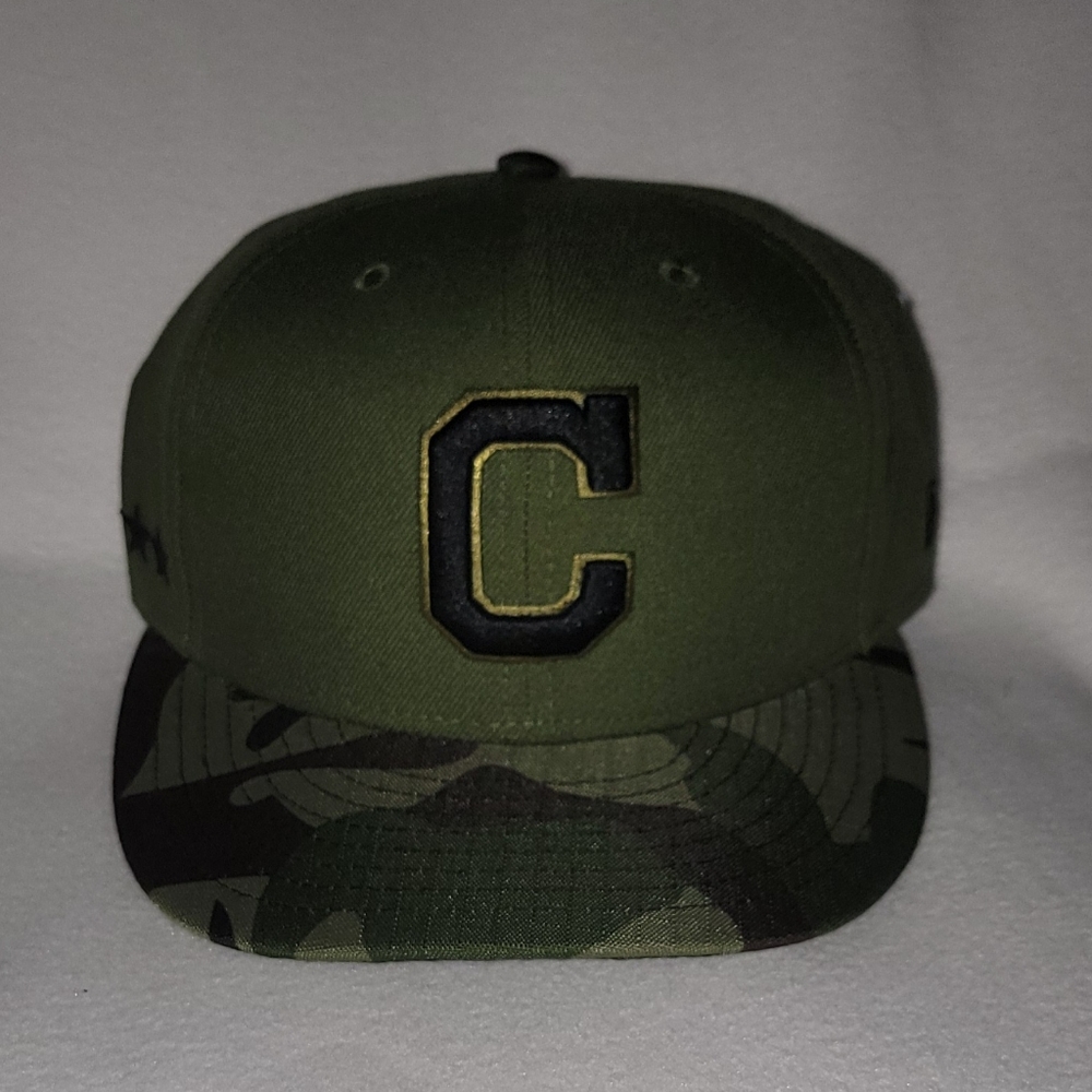 Cleveland Indians New Era memorial day hat 2017 sz 7